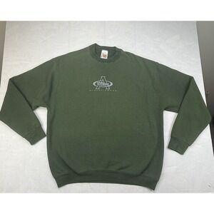 Wilson Athleticwear Y2K Green Crewneck Sweatshirt XXL Made USA